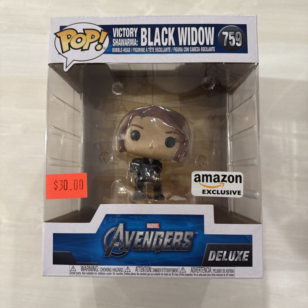 Funko Pop! Deluxe: Marvel - Victory Shawarma: Black Widow - Amazon
