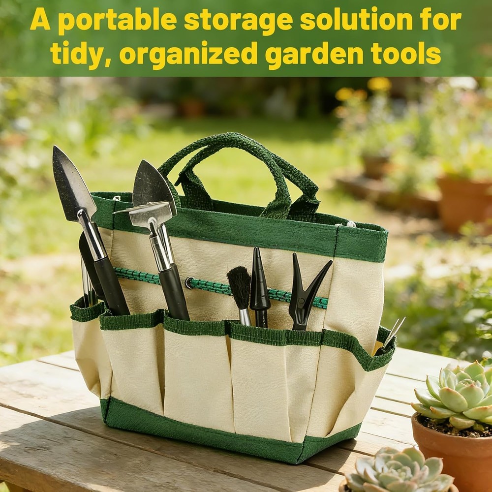 Indoor plant repotting mat tool set
