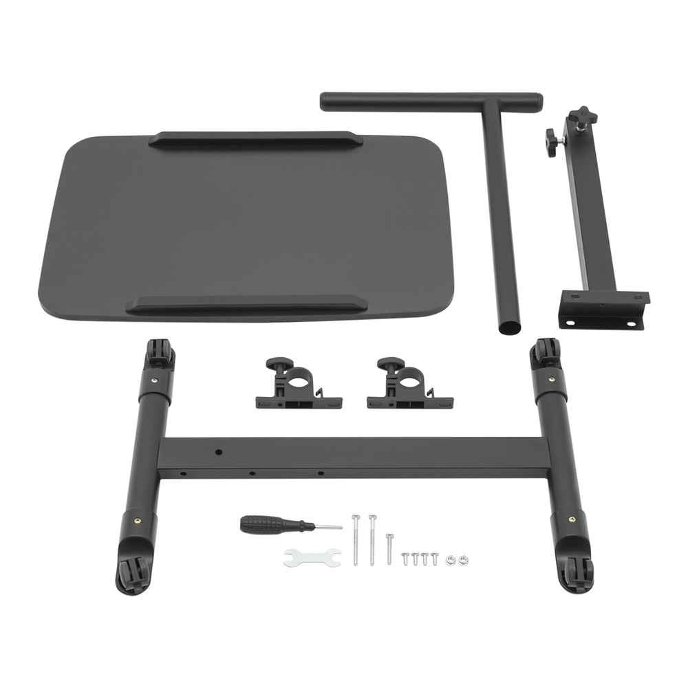 Adjustable Rolling Bedside Table - Modern Mobile Desk for Home & Hospital