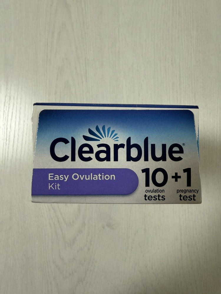 Clearblue Easy Ovulation Kit 10 Tests 1 Pregnancy Test Exp 4/25