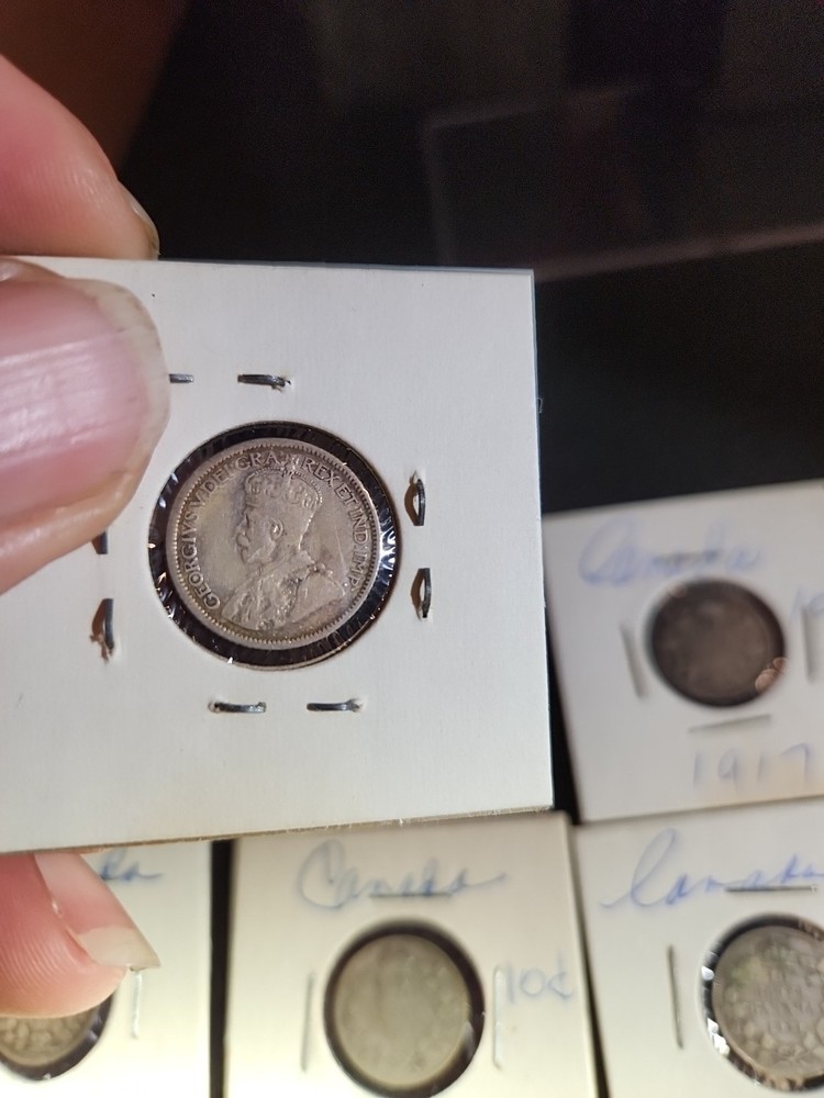 #7 CANADA 10CENT LOT #8152