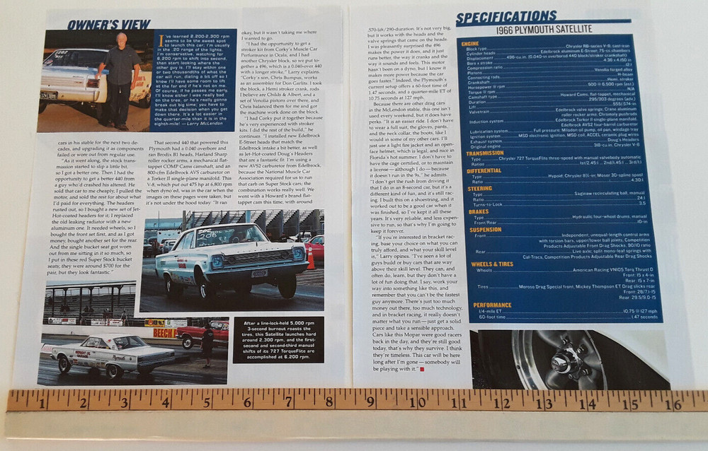 1966 PLYMOUTH SATELLITE ORIGINAL 2020 ARTICLE
