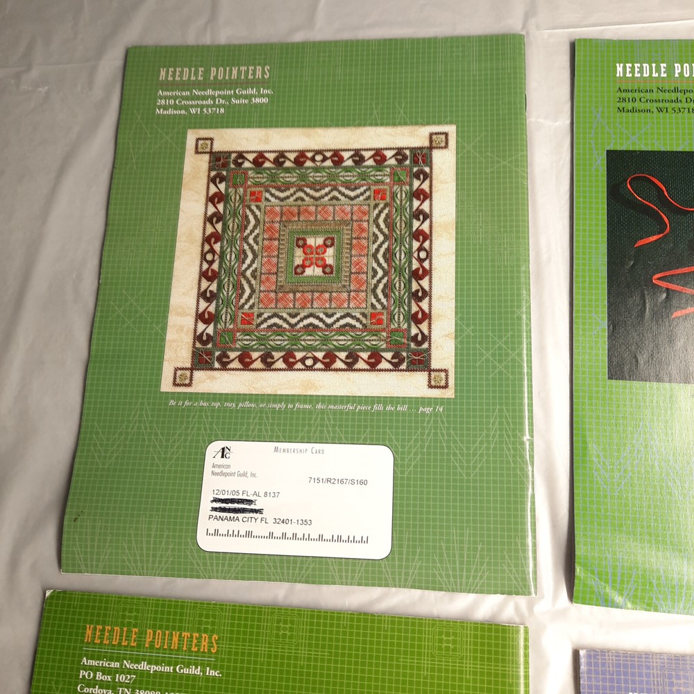 Needle Pointers Magazine Lot 2004 and 2005 6 various Issues