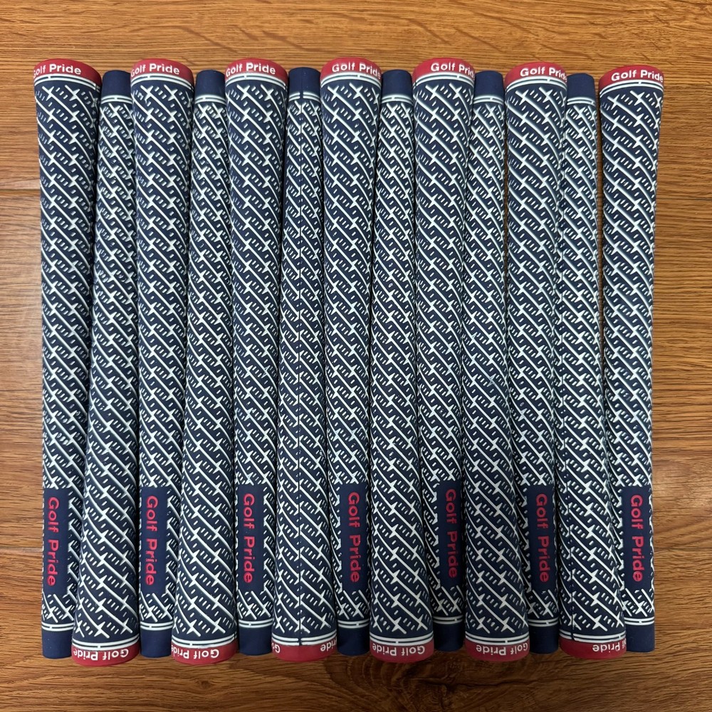 US 13-Piece Set Golf Pride Z-Grip Red Lightning Pattern Golf Grip Midsize