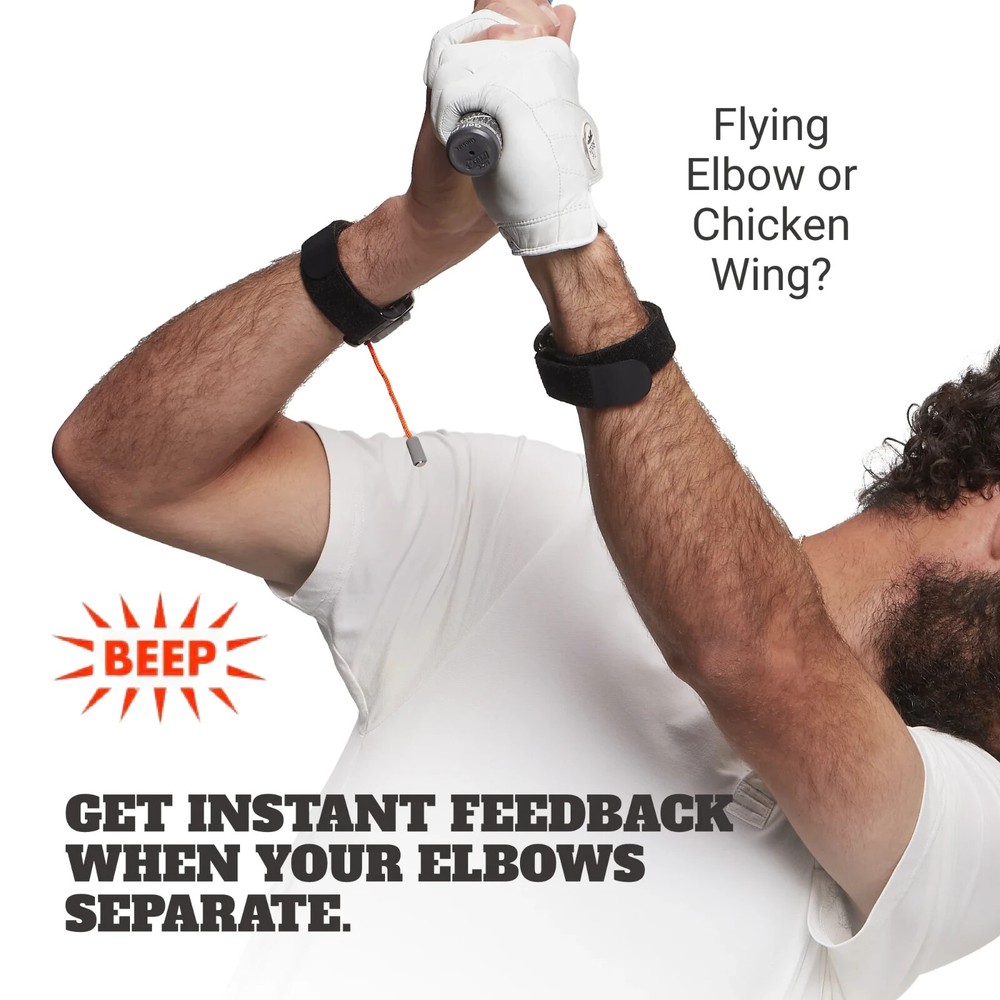 Swing Beep Golf Swing Training Aid to improve Swing and Alignment.