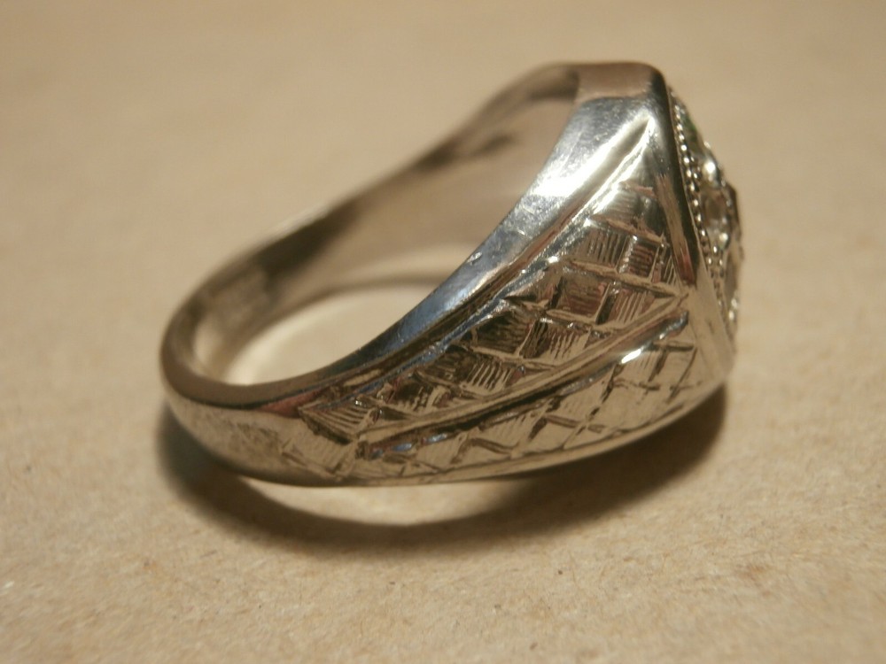 Sterling ESPO Ring w/ Clear Stones