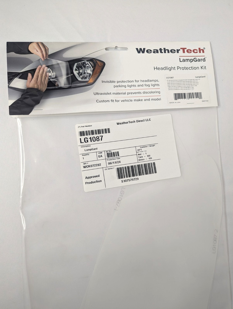 WeatherTech TechCare Headlight Protection & Prep/Tack and Slip Solution Kit