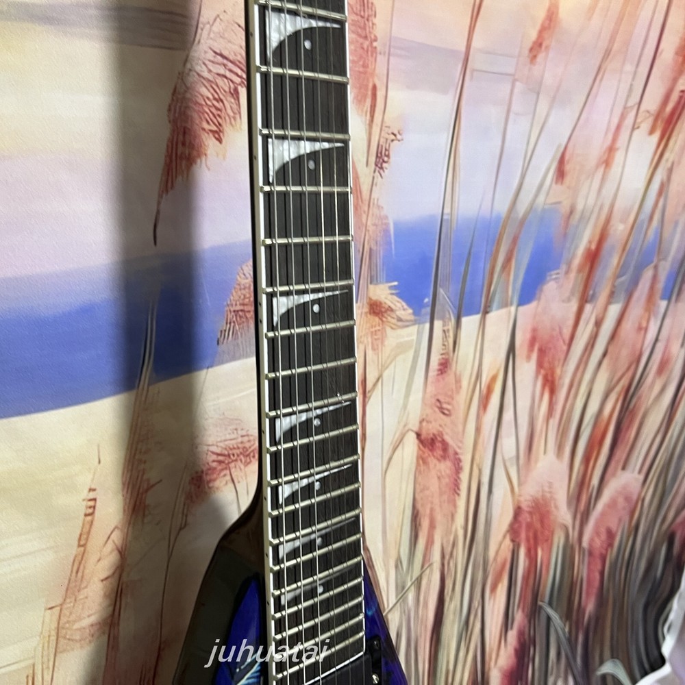Solid Electric Guitar Dave Mustaine V Rust In Peace Active pickup 6 strings