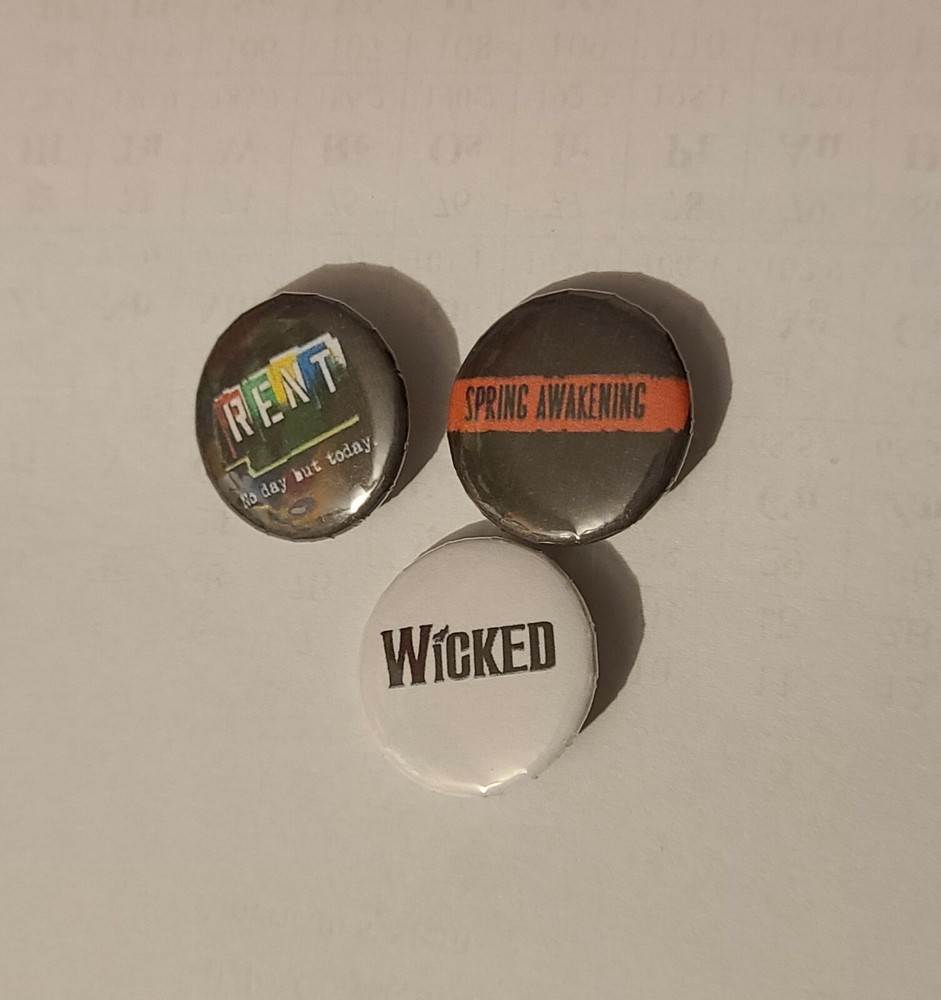 Musical 1" Pins