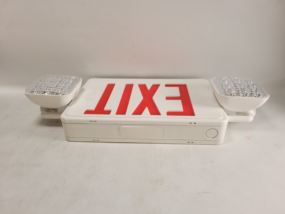 Exit Emergency Light Combo Fire Evacuation Red Sign Model JH-1465