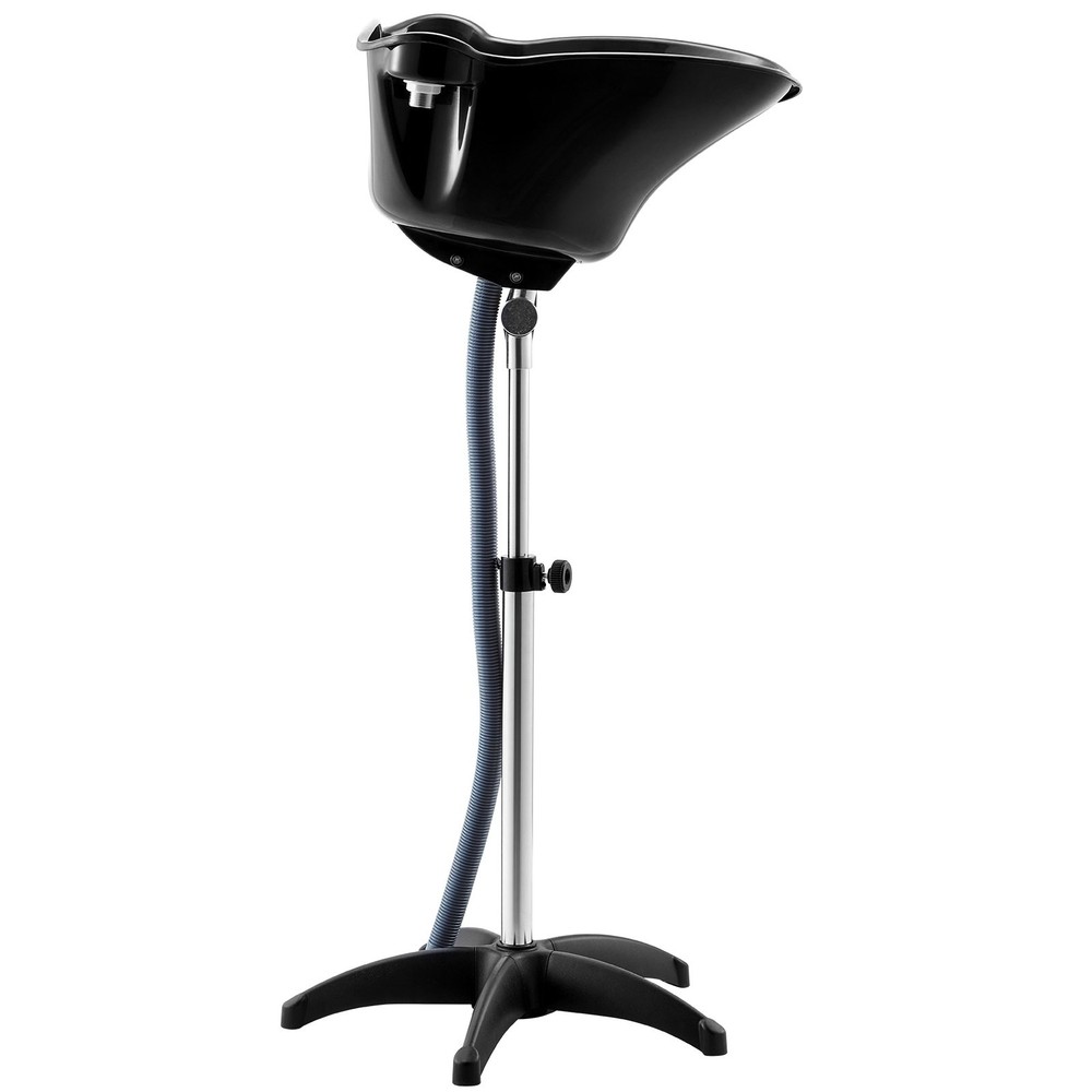 Portable Shampoo Bowl Deep Shampoo Sink Adjustable Height & Angle Includes