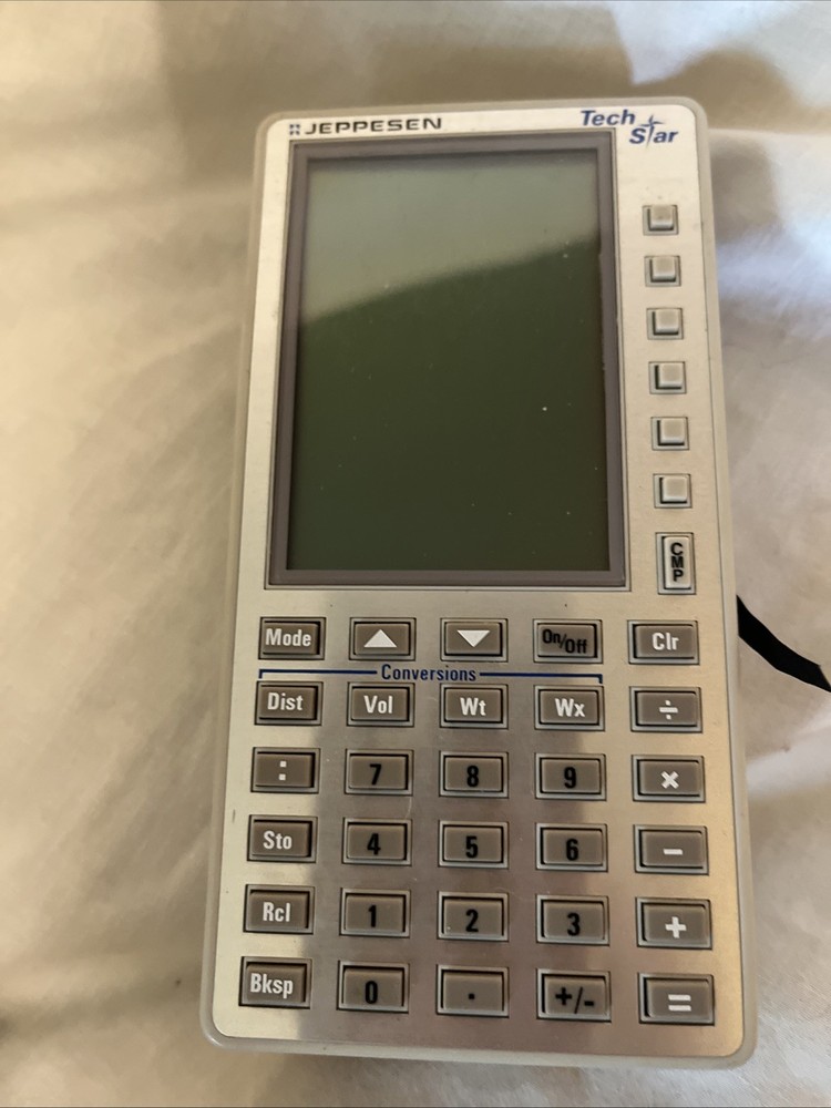 Jeppesen Tech Star Electronic Airplane Flight Computer Tested Works READ