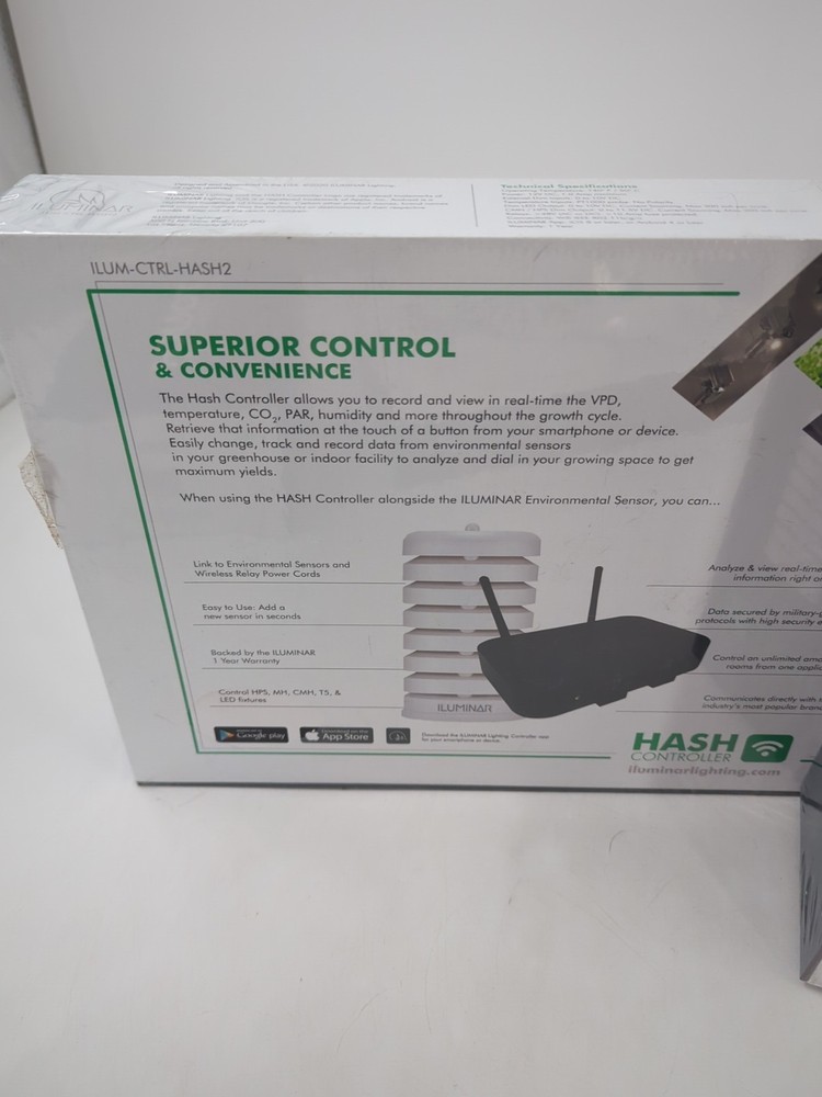 Iluminar Hash Grow Light and Environmental Controller ,Sensor & Touch Ctrl Lot