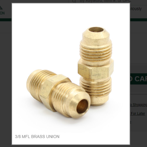 3/8 MFL BRASS UNION # 42-6