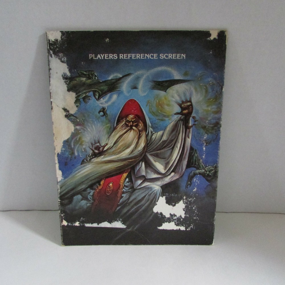 VINTAGE 1985 Advanced Dungeons & Dragons Player's Reference Screen (see listing)