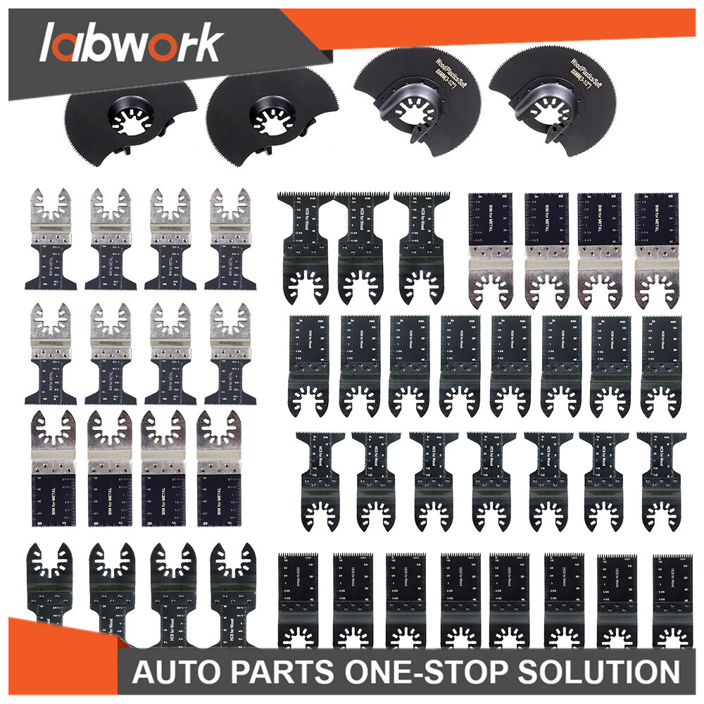 Labwork Oscillating Multitool Tool Blades Universal For Metal Wood Plastic 50Pcs