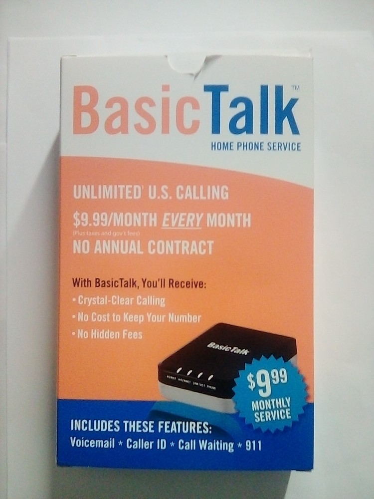 basic talk home phone device