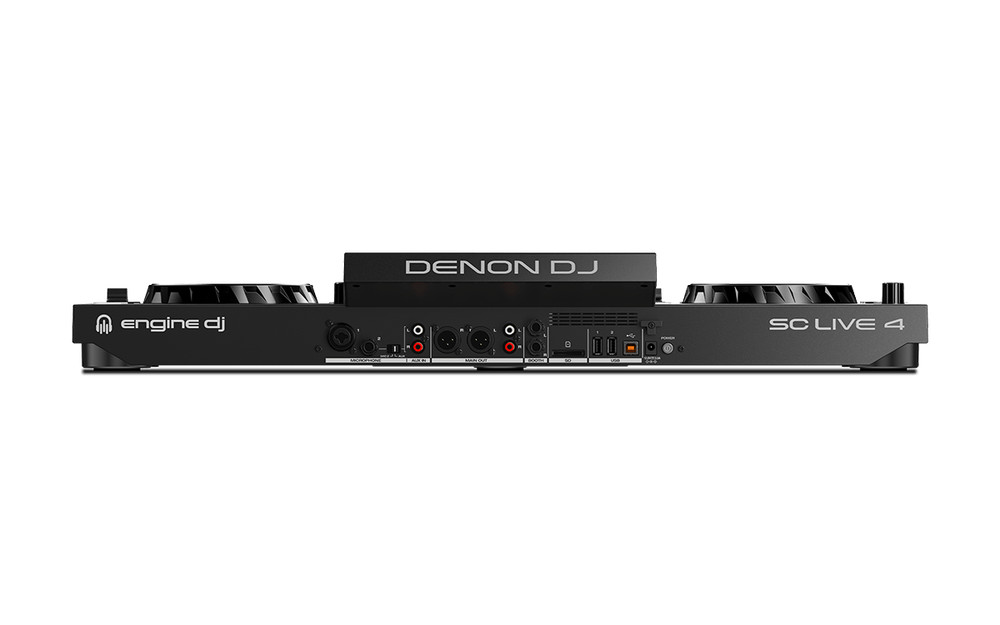Denon DJ SC Live 4-Standalone Controller + Magma FLXGUARD DJ Controller Trolley