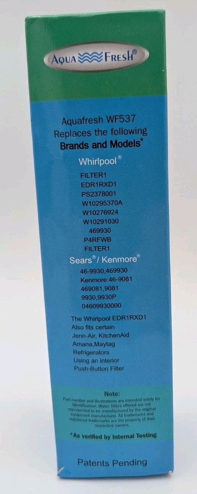 Aqua Fresh WF537 Water Filter - New