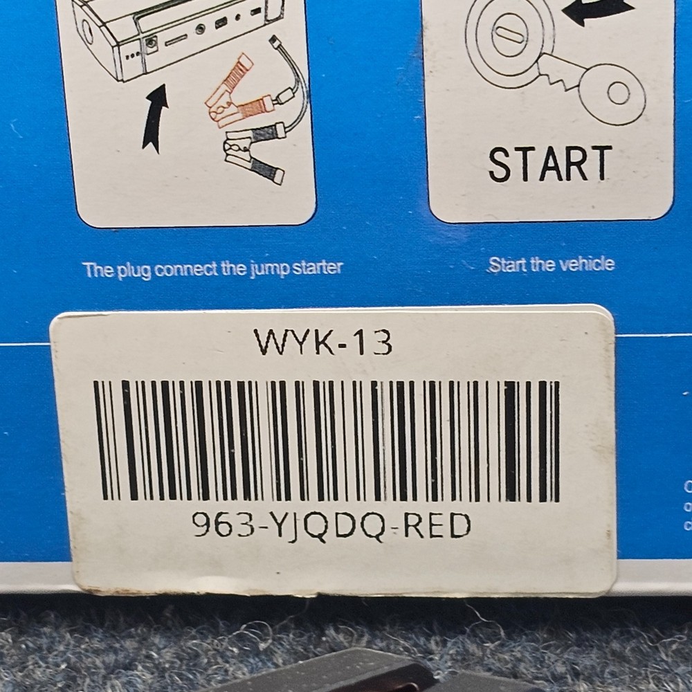 Multi-Function Jump Starter 12V Portable Powerbank function w/ Flashlight