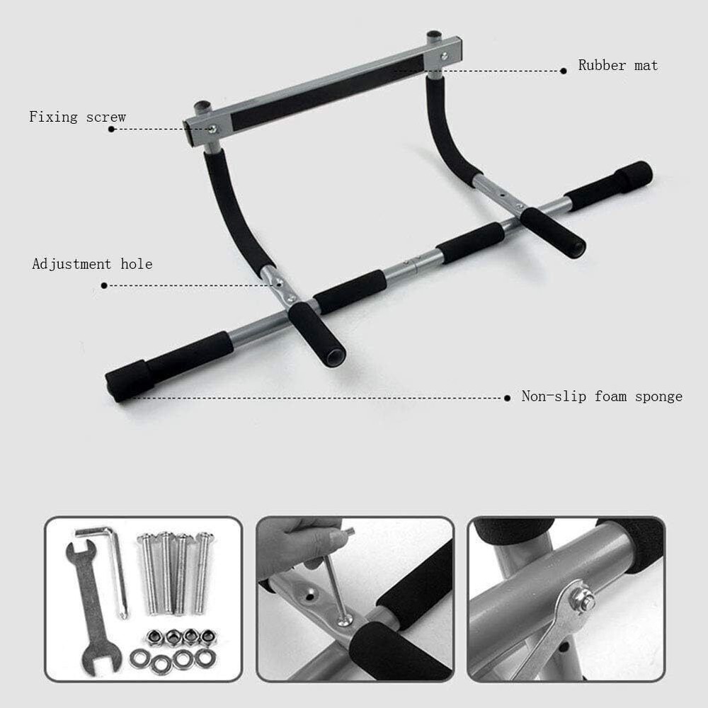 Doorway Chin Up Pull Up Bar Multi-Function Home Gym US