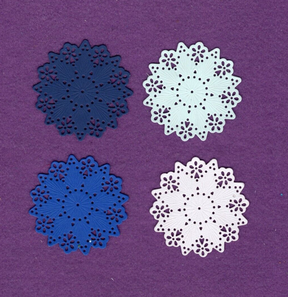 STITCHABLE SNOW FLAKE  # 2 die cuts scrapbook cards