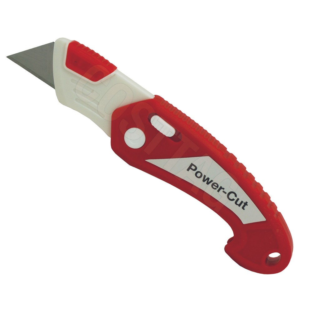 4-Pack Folding Utility Knife Box Cutter, Quick Change Blade with Lock Blade