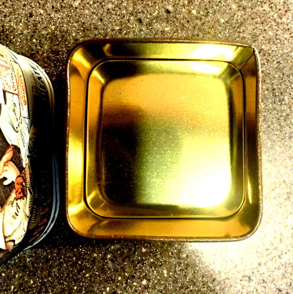 2 Hershey's Tin Storage Container Cocoa Bitter Chocolate 1982 - 1984 England