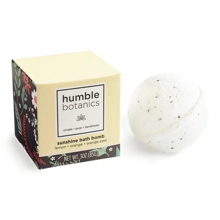 Bath Bomb - Sunshine -- lemon + orange + orange peel