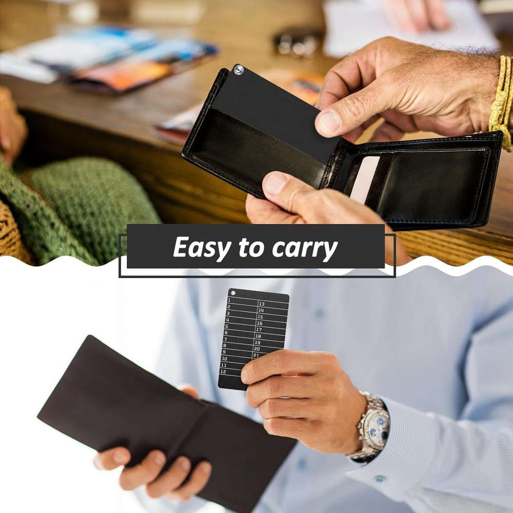 Cryptocurrency Wallet Metal Backup Plate