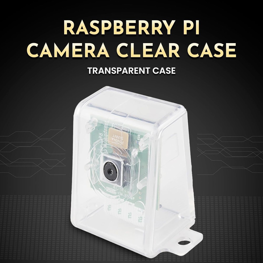 Lightweight & Protective Raspberry Pi V2 Camera Case - Assemble in 30 Seconds