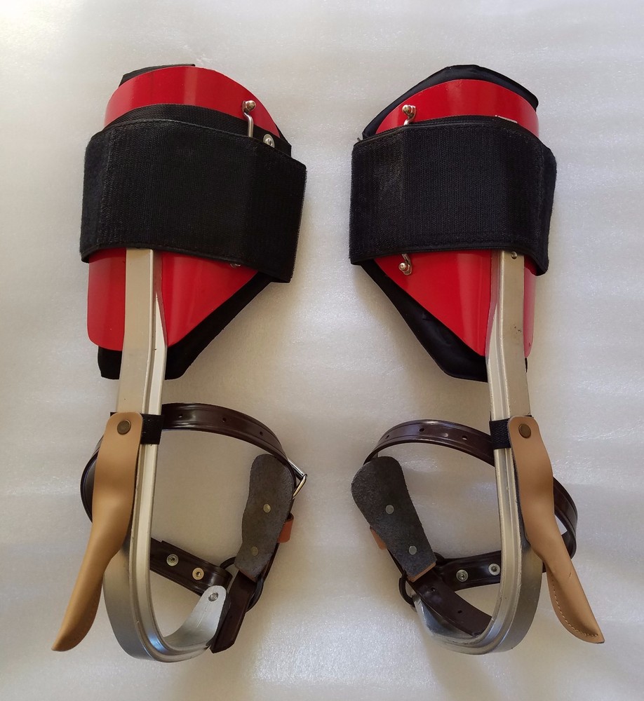 Tree Climbing Spike Set Aluminum Climbing Spurs Adjustable With Extra Tree Graff