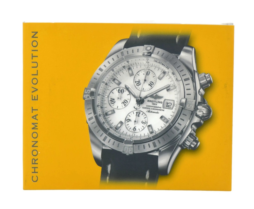 Breitling Chronomat Evolution Booklet Manual