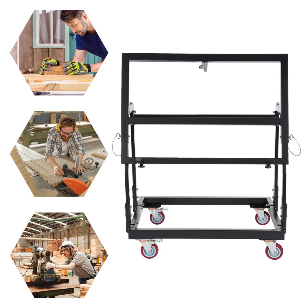 Heavy Duty Drywall Panel Cart, Panel Handler Cart, Tilting Panel Carts W/Casters