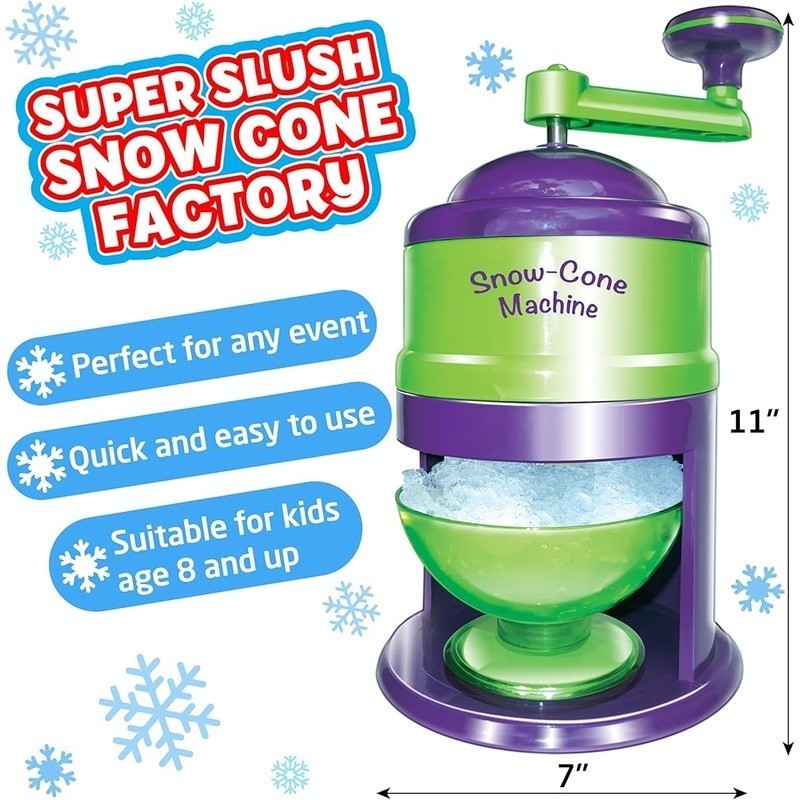 Snow Cone Machine for Kids Slush Shaved Ice Machine Snow Cone Maker