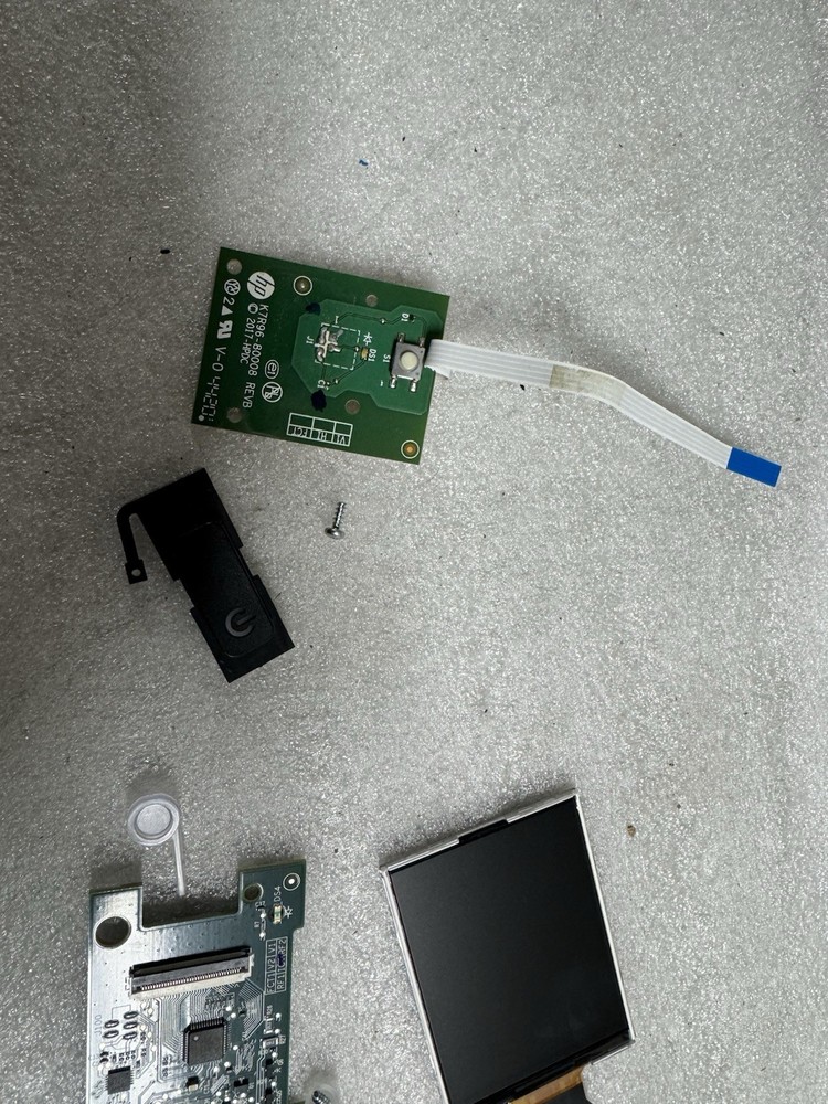 OEM internal digital display module and power button for HP Envy Photo 7858