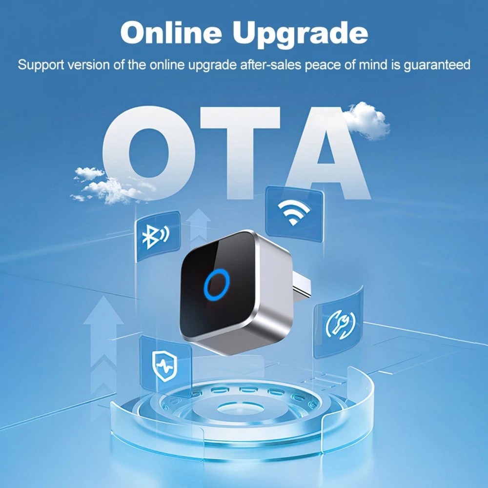 For CarPlay Wireless USB Dongle for Android Auto Bluetooth 4.2 Adapter Module