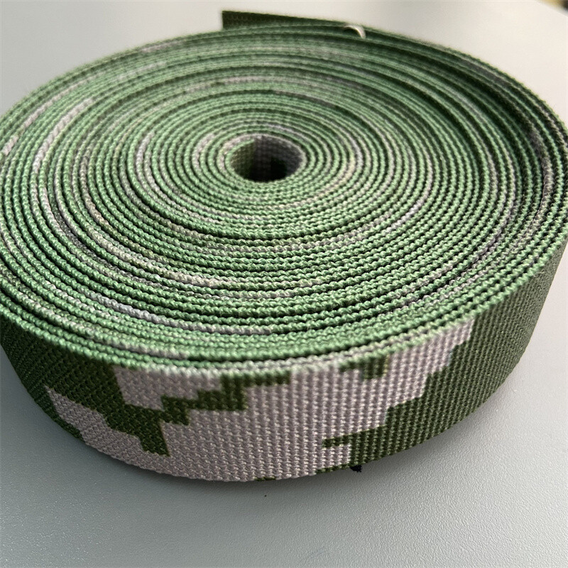 1m Length White Camouflage Webbing Non-elastic Edging Strips 1" Width