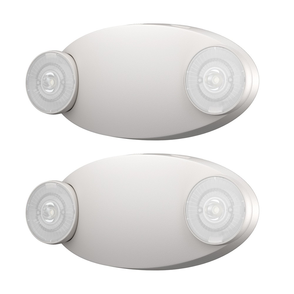 UL Listed 2 Packs  Led Emergency Light Exit Lighting Commercial Emergency Lights