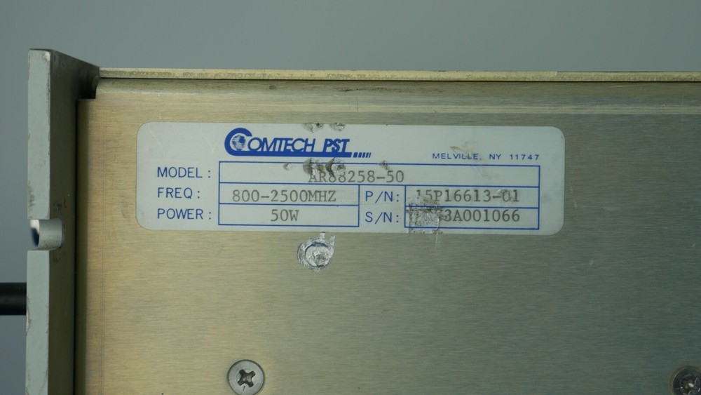 Comtech PST AR88258-50 RF Amplifier | 0.8-2.5GHz 50W