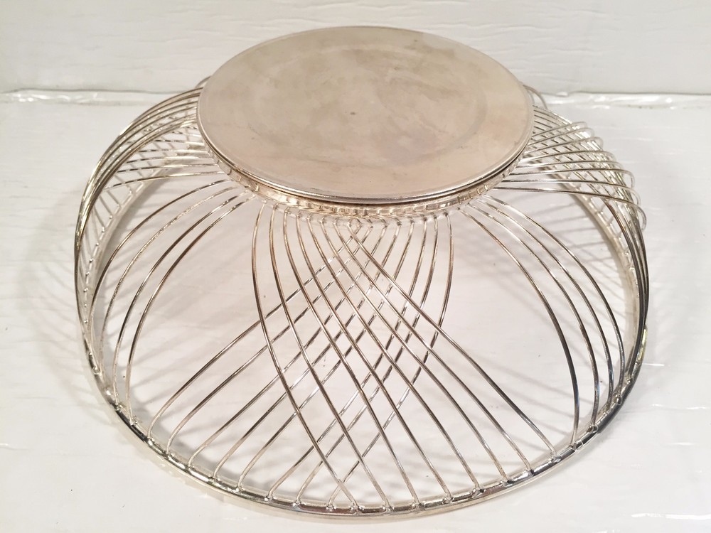 Tempest Silver Plated Wire Basket