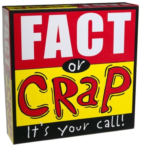 University Games Fact or Crap Board Game