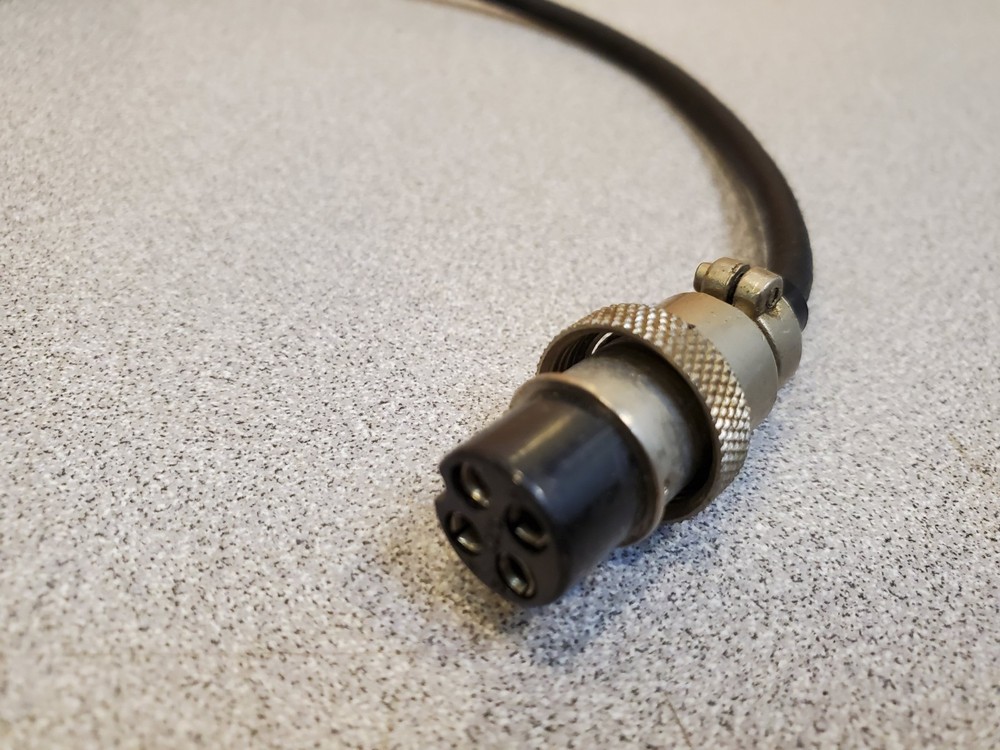 Vintage Astatic Silver Eagle Lollipop Microphone Mic, CB Ham Desktop, Untested