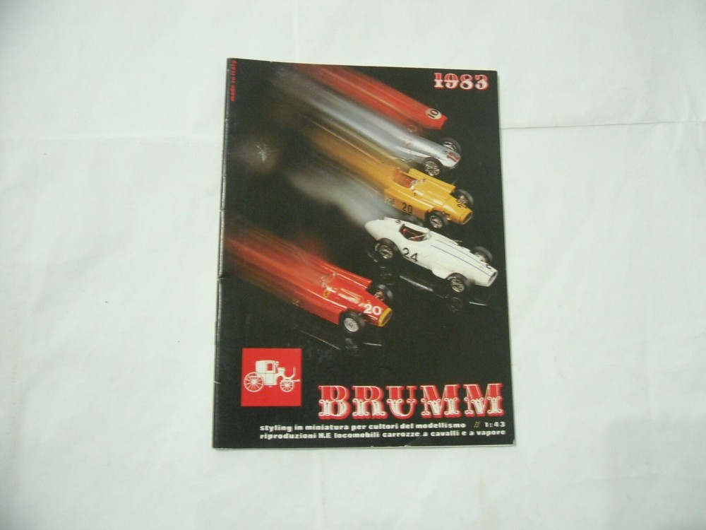 1983 BRUMM 1/43 SCALE MODEL KITS CATALOG.