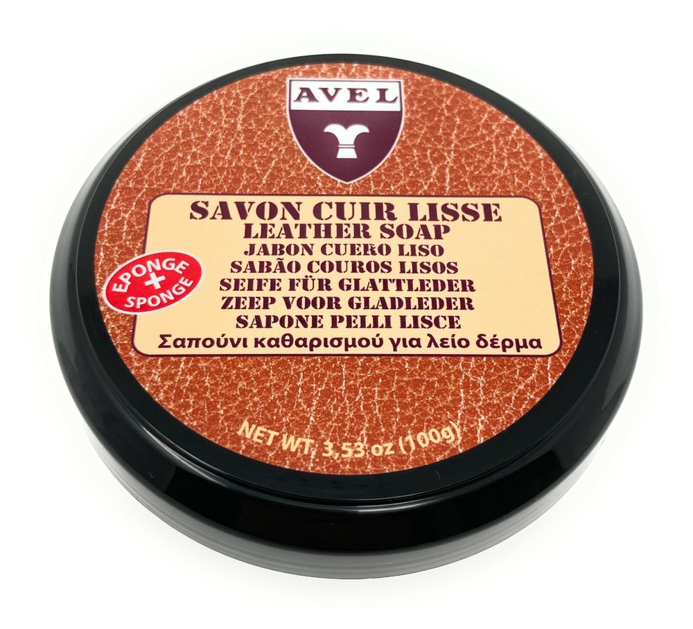 Saphir Leather Soap 100ml Tin - Leather Cleaner