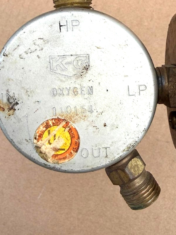 Marsh Instrument Compressed Gas Regulator for Welding