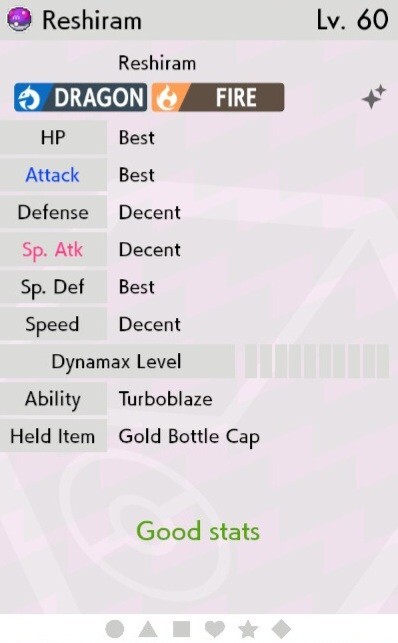 ✨Shiny✨ Reshiram For Sword & Shield