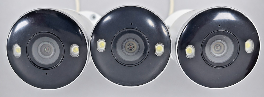 (3) Lorex E892AB 4K Ultra HD Smart Deterrence IP Security Camera w/Smart Motion