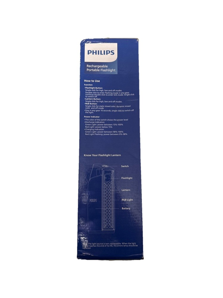 philips rechargeable Flashlight