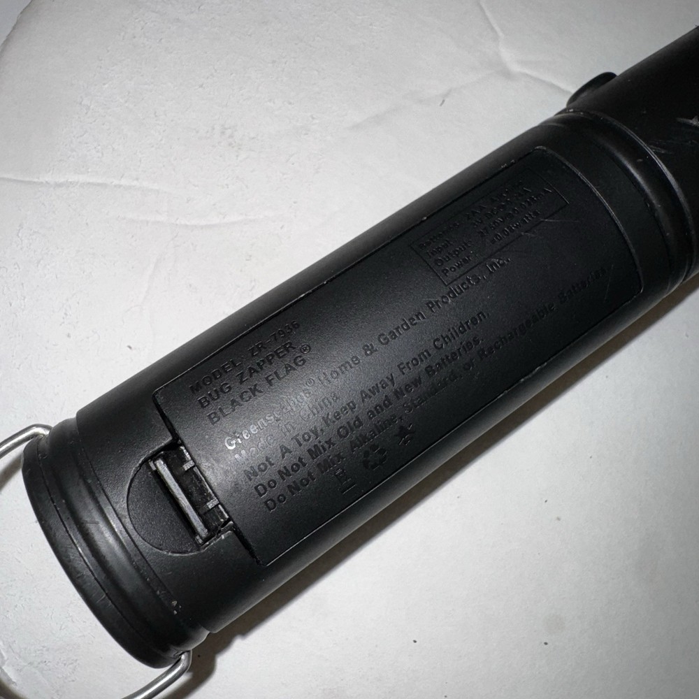 Black Flag Model ZR-7936 Handheld Bug Zapper Tested